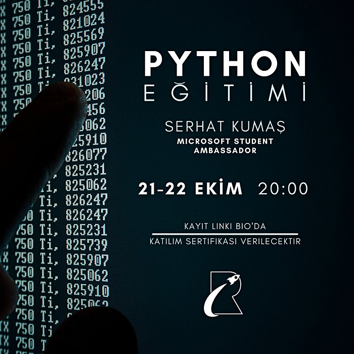 Python Eğitimi - Giriş Seviyesi