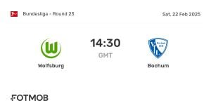 Wolfsburg Battles Bochum In Key Bundesliga Clash