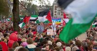 Hundreds of thousands march across Europe in support of Palestinians, Gaza aid flotilla