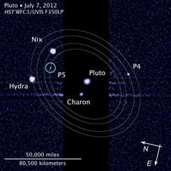 Fifth Moon Discovered Orbiting Pluto