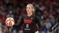 Fever's Sophie Cunningham out for remainder of season after suffering knee injury in win over Connecticut Sun