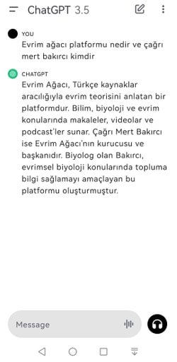 Chatgpt yi eğitirken EA nın verileri de kullanılmış olabilir mi sizce?
