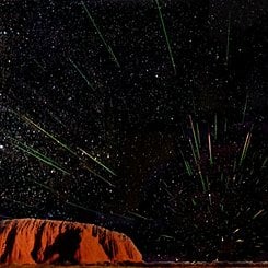 Leonids Over Uluru