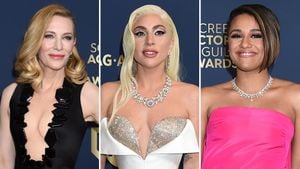 Stars Dazzle At The 2025 SAG Awards Red Carpet