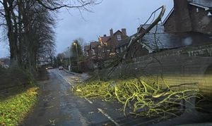 Storm Darragh Devastates UK With Power Outages And Travel Disruptions