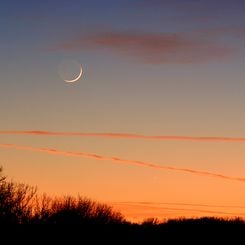 Mercury Chases the Sunset