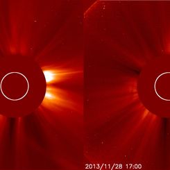 Comet ISON Before and After