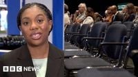 Badenoch denies empty seats an issue at Tory conference