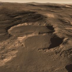 Radar Indicates Buried Glaciers on Mars