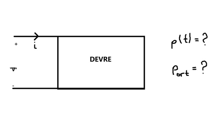 Alternatif Akım (AC) Devrelerde Anlık ve Ortalama Güç Formüllerinin Türetilmesi