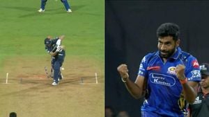 Bumrah Shines As Mumbai Indians Battle Gujarat Titans