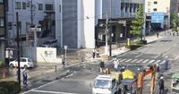 水道管破損か、京都の国道が冠水　住宅の床下浸水も ｜ 共同通信