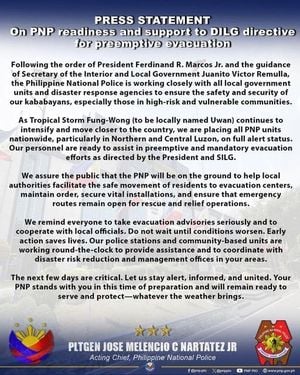 Philippines Declares National Calamity After Typhoon Tino