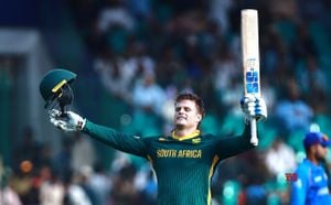 South Africa Sets Stiff Target Against Afghanistan