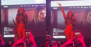 Camila Pitanga Celebrates Finale Of Beleza Fatal At São Paulo Nightclub