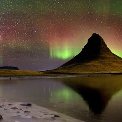  Meteors and Aurorae over Iceland 