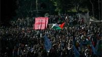 Hundreds of thousands turn out at pro-Palestinian marches in Europe
