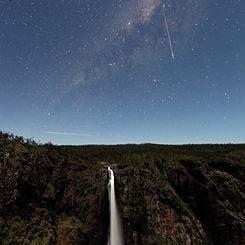 Meteor and Moonbow over Wallaman Falls