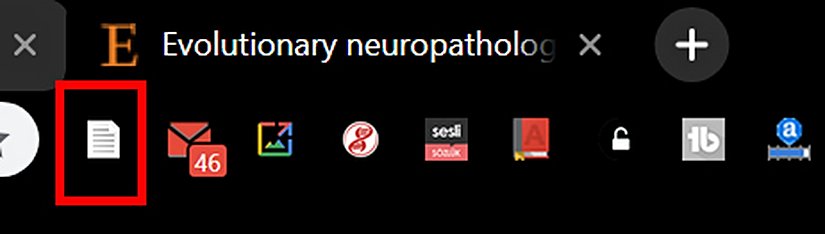 İkinci adımda, Zotero'nun Chrome eklentisine tıklayın.