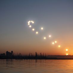 Sunrise Analemma (with a little extra)