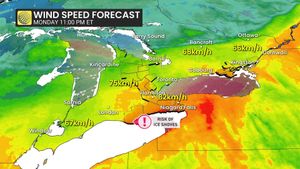 Southern Ontario Faces Strong Wind Gusts Today