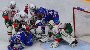 SKA And Spartak Clash In KHL Showdown