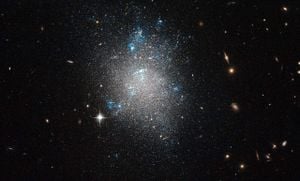 Astronomers Discover Rare Interacting Dwarf Galaxies