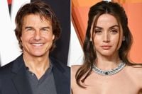 Tom Cruise and Ana de Armas Leave David Beckham's 50th Birthday Bash Together in London