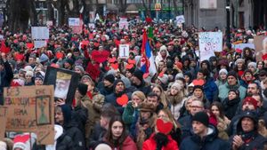 Serbian Students March To Belgrade For Major Protest