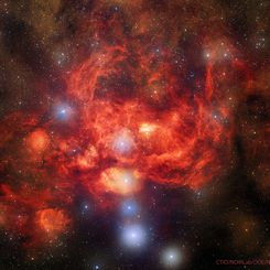  NGC 6357: The Lobster Nebula 