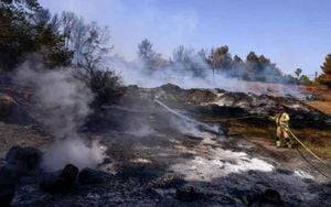 Turkey Sends Aid To Syria As Fires Rage On