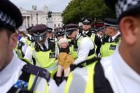 UK says it will restrict repeated protests after 500 arrests at pro-Palestinian vigil - The Boston Globe