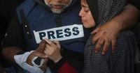 Journalists work in dire conditions to tell Gaza's story, knowing that could make them targets