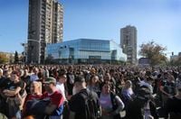 Mass Rally Marks a Year of Grief and Protests That Shook Serbia