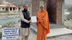 Muslim Donor Gifts Land For Sharda Temple Toilets