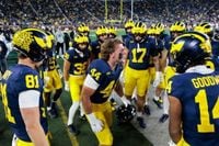 ‘Vibes up’ as Michigan football opens spring practice in Ann Arbor