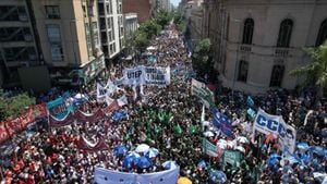 Thousands March Against Security Decree In Belluno