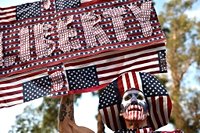 ‘Workers over billionaires’: Thousands take to the streets at anti-Trump rallies across the country