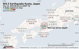 Magnitude 3.8 Earthquake Strikes Northern Kyoto