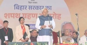Nitish Kumar Takes Oath As Bihar Chief Minister Again