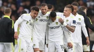 Leeds United Stars Shape England Wales Wembley Showdown