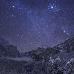 Yosemite Winter Night