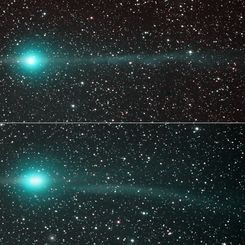 Comet Lulin Tails