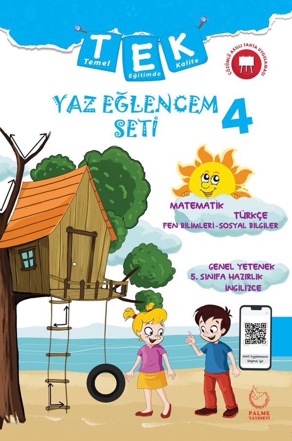 Palme 4.Sınıf Tek Yaz Eğlencem Seti Tatil