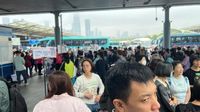 復活節｜深圳灣口岸北上旅行團人潮　日台地震恐慌　港人改遊廣東
