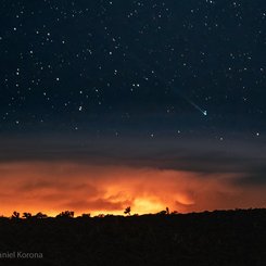 New Comet SWAN25B over Mexico