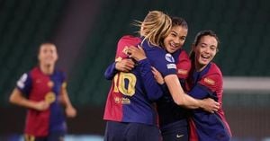 FC Barcelona Women Triumph Over Wolfsburg 4-1 In Champions League