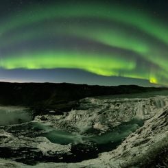 Waterfalls, Auroras, Comet: Iceland