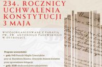 Miejskie obchody 234. rocznicy uchwalenia Konstytucji 3 Maja (program)