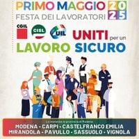 1° MAGGIO 2025: UNITI per un LAVORO SICURO - CGIL Modena